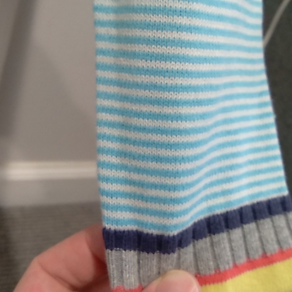 Catamini boys size 8 colorful striped sweater - Picture 7 of 7
